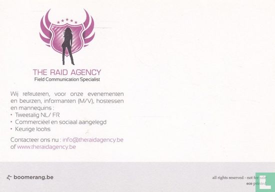 The Raid Agency "Stap uit de rij en kom erbij!" - Afbeelding 2
