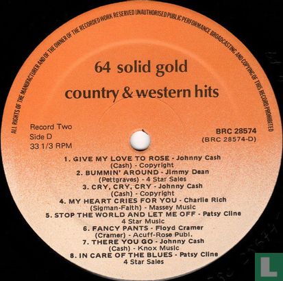 64 Solid Gold Country & Western Hits - Image 3