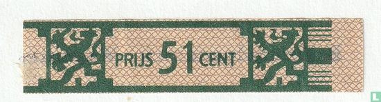 Prijs 51 cent - (Achterop Schimmelpenninck Wagenin} - Image 1