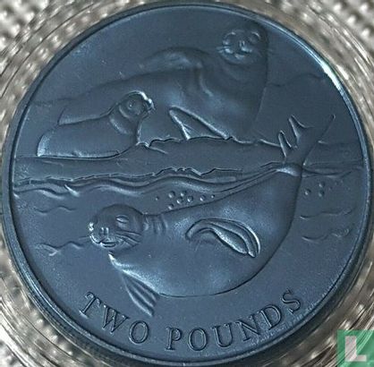 Britische Antarktis-Territorium 2 Pound 2017 (PP) "Crabeater seal" - Bild 2