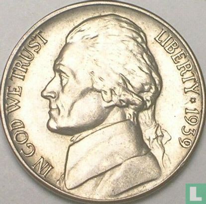 Verenigde Staten 5 cents 1939 (zonder letter - keerzijde van 1940) - Afbeelding 1