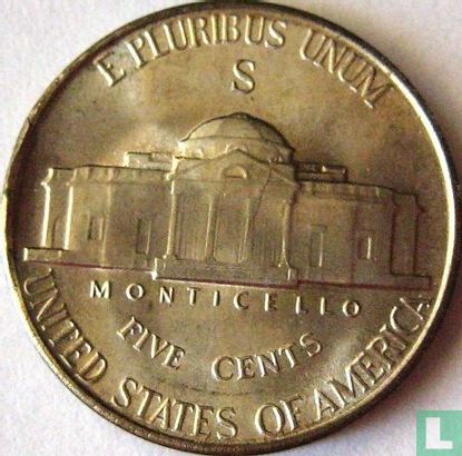 États-Unis 5 cents 1944 (S) - Image 2