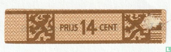 Prijs 14 cent - (Achterop: N.V. "La Bolsa", Kampen - 6) - Image 1