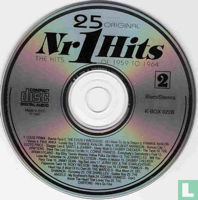 25 Original Nr 1 Hits Volume 2 (The Hits Of 1959 To 1964) - Afbeelding 3