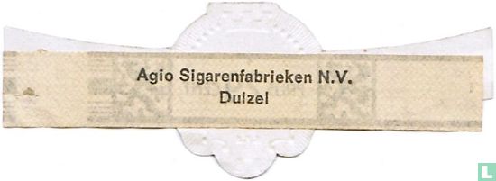 Prijs 29 cent - (Achterop: Agio Sigarenfabrieken N.V. - Duizel)   - Bild 2