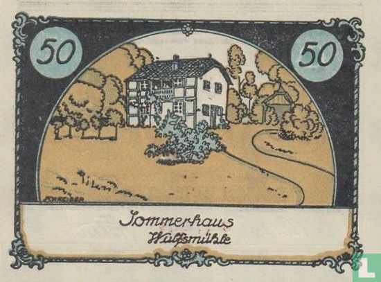 Tangstedt, Gemeinde - 50 pfennig (1) ND (1921)  - Afbeelding 2