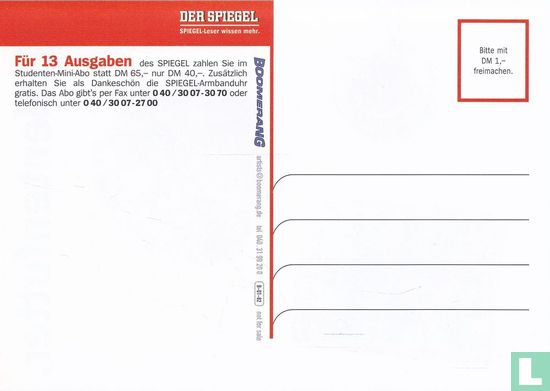 B01082 - Der Spiegel "Studentenfutter" - Afbeelding 2