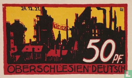 Helmstedt, Stadt - 50 pfennig 1921 Rotes Kreuz - Afbeelding 2