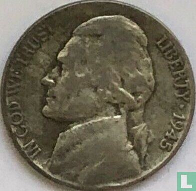 États-Unis 5 cents 1945 (P - type 1) - Image 1