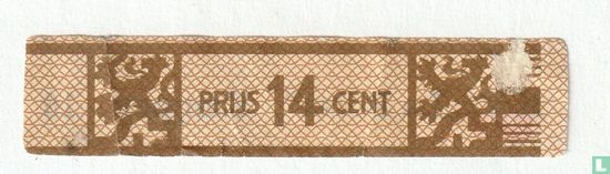 Prijs 14 cent - (Achterop: N.V. "La Bolsa", Kampen - 16) - Afbeelding 1