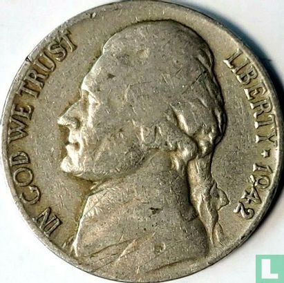 Verenigde Staten 5 cents 1942 (D) - Afbeelding 1