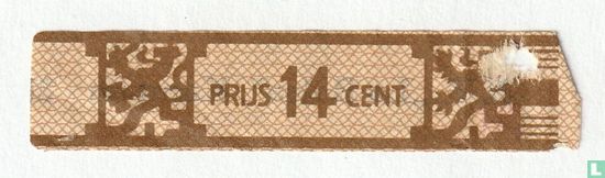 Prijs 14 cent - (Achterop: N.V. "La Bolsa", Kampen - 21) - Image 1