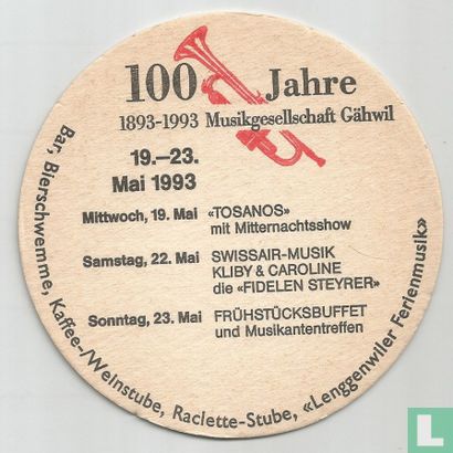 100 jahre musikgesellschaft Gahwil - Image 1