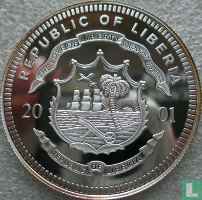 Liberia 20 dollars 2001 (PROOF) "Prohibition years" - Image 1