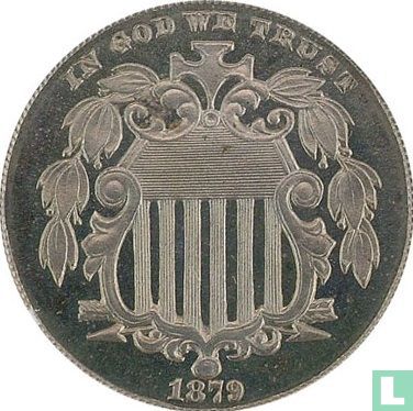 United States 5 cents 1879 - Image 1