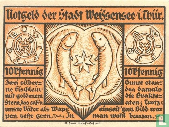 Weissensee 10 Pfennig - Bild 2