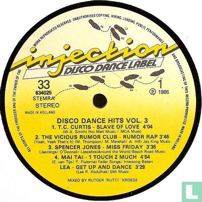 Non Stop Remix - Disco Dance Hits Vol. 3 - Afbeelding 3
