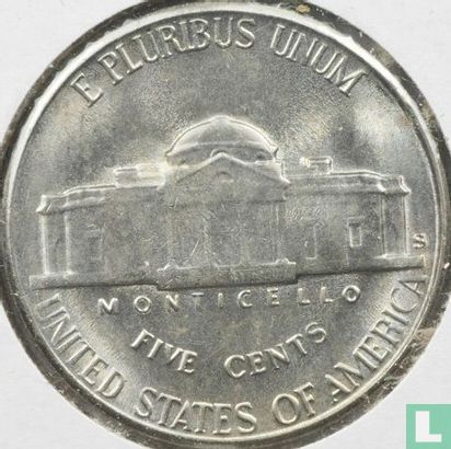 United States 5 cents 1948 (S) - Image 2