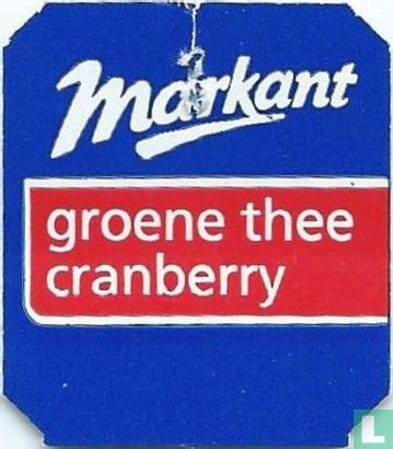 Markant Groene thee Cranberry / Faitrade Max Havelaar - Image 1