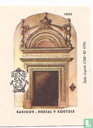 Sabinov  - portal v kostole