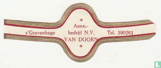 Aannbedrijf N.V. van Doorn - s'Gravenhage - Tel. 390261 - Afbeelding 1