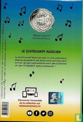 Frankrijk 10 euro 2020 (folder) "Harmony Smurf" - Afbeelding 2