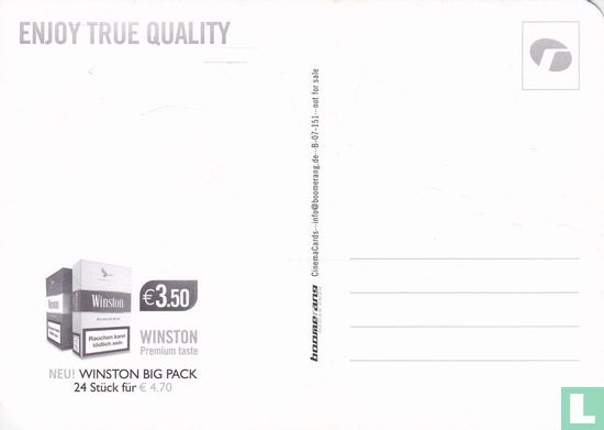 B07151 - Winston "Enjoy True Quality" - Afbeelding 2