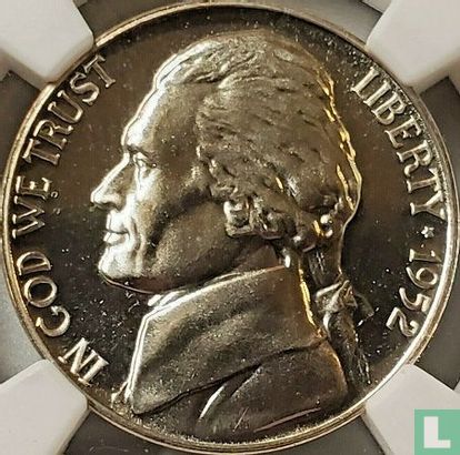 États-Unis 5 cents 1952 (BE) - Image 1