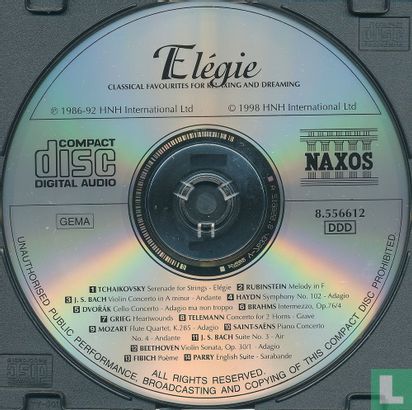 Elégie - Classical Favourites For Relaxing And Dreaming - Bild 3
