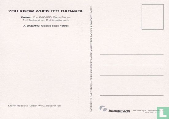 B02125 - Bacardi "You know when it's Bacardi" - Image 2