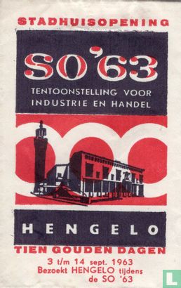 SO'63 Tentoonstelling Industrie en Handel - Afbeelding 1