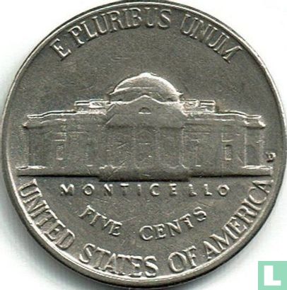 États-Unis 5 cents 1961 (D) - Image 2