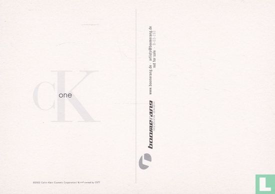 B03193 - Calvin Klein "cK one" - Afbeelding 2
