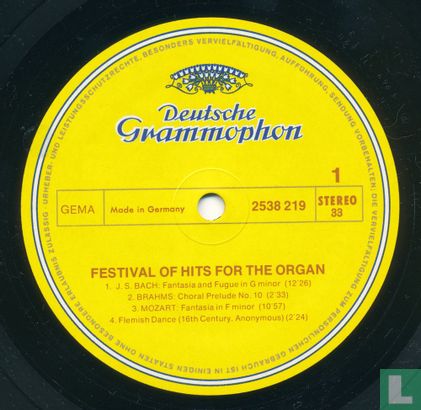Festival of Hits for the Organ - Afbeelding 3