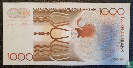 Belgium 1000 Francs  - Image 2