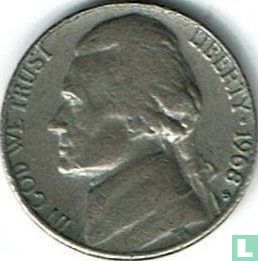 États-Unis 5 cents 1968 (S) - Image 1