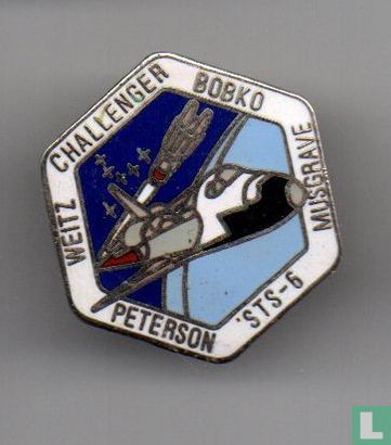 Challenger. Weitz. Bobko. Peterson. Musgrave. STS-6 - Image 1
