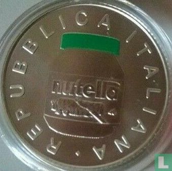 Italy 5 euro 2021 (coloured - green) "Nutella" - Image 2