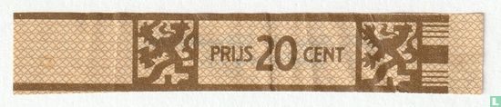 Prijs 20 cent - (Achterop: N.V. Senator Sigarenfabr. Eindhoven i.r.) - Bild 1
