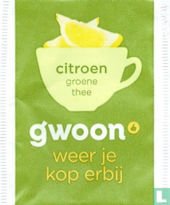 citroen groene thee  - Bild 1