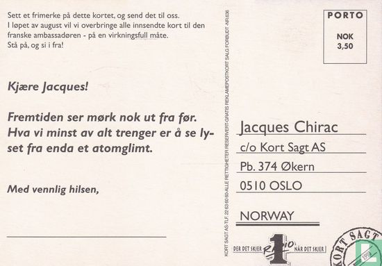 0636 - Non Merci Jaques Chirac - Afbeelding 2