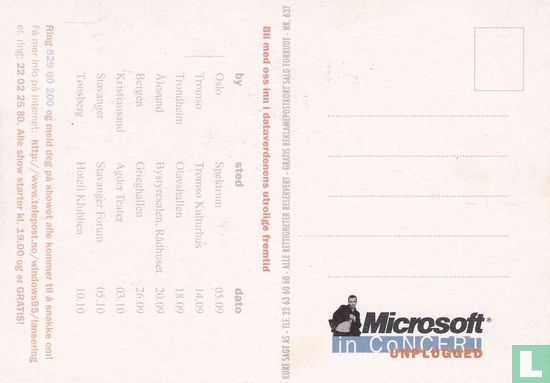 0637 - Microsoft Unplugged in concert - Afbeelding 2