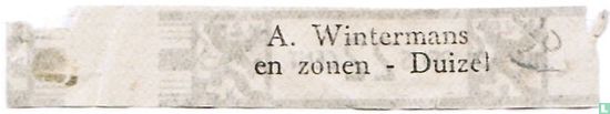 Prijs 22 cent - A. Wintermans en zonen - Duizel  - Bild 2
