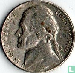 États-Unis 5 cents 1986 (P) - Image 1