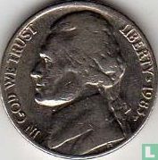 Verenigde Staten 5 cents 1983 (P) - Afbeelding 1