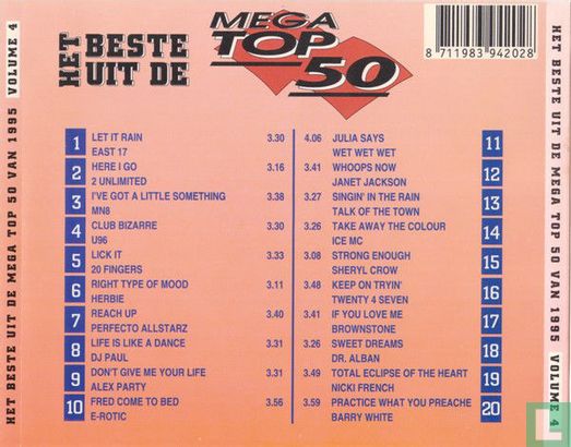 Het Beste Uit De Mega Hits Top 50 Van 1995 Volume 4 - Afbeelding 2