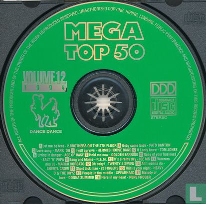 Mega Hits Top 50 - Volume 12 - Afbeelding 3