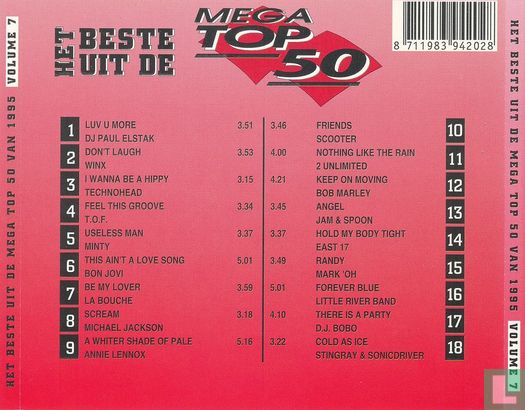 Het Beste Uit De Mega Hits Top 50 Van 1995 Volume 7 - Image 2