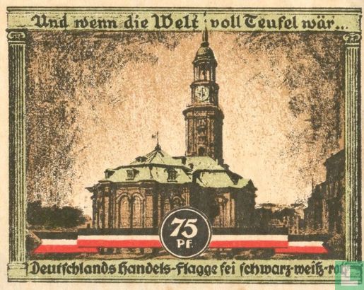 Hamburg, Kultur- und Sportwoche 75 Pfennig 1921 - Bild 2