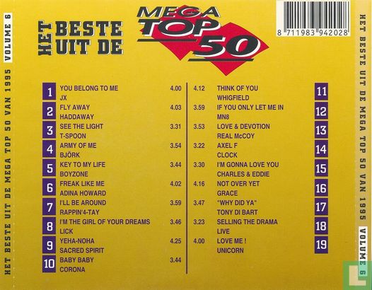 Het Beste Uit De Mega Hits Top 50 Van 1995 Volume 6 - Image 2